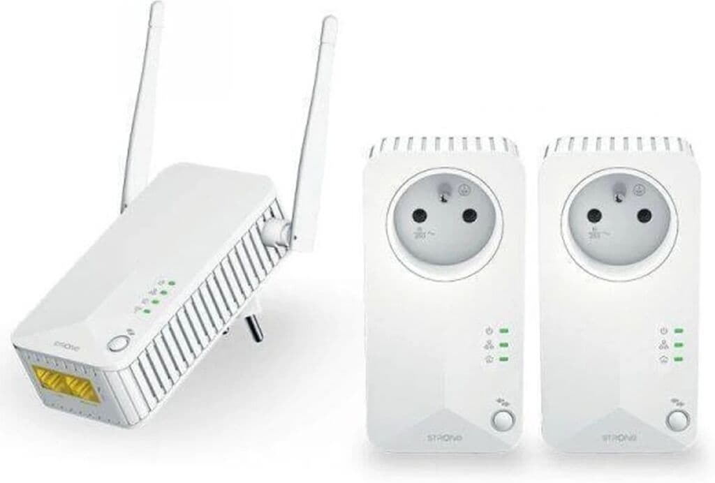 Strong Powerline 600 Triple Wi-Fi EU V2. Blanco