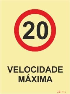 Sinais de Parque de Estacionamento - Fotoluminescente 1F. 400x600mm
