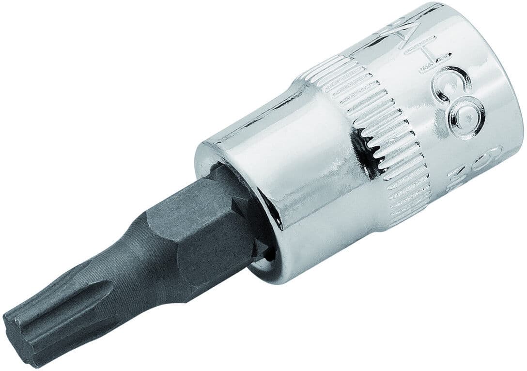 Chave caixa encaixe quad. 1/4”, p/parafusos cbç TORX PLUS® Bahco 6709-IP30