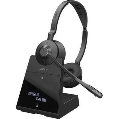 Jabra Engage 75 SE Stereo On Ear Headset Bluetooth®, DECT, kabelgebunden Stereo Schwarz Noise Cancelling Mikrofon-Stummschaltung, NFC -