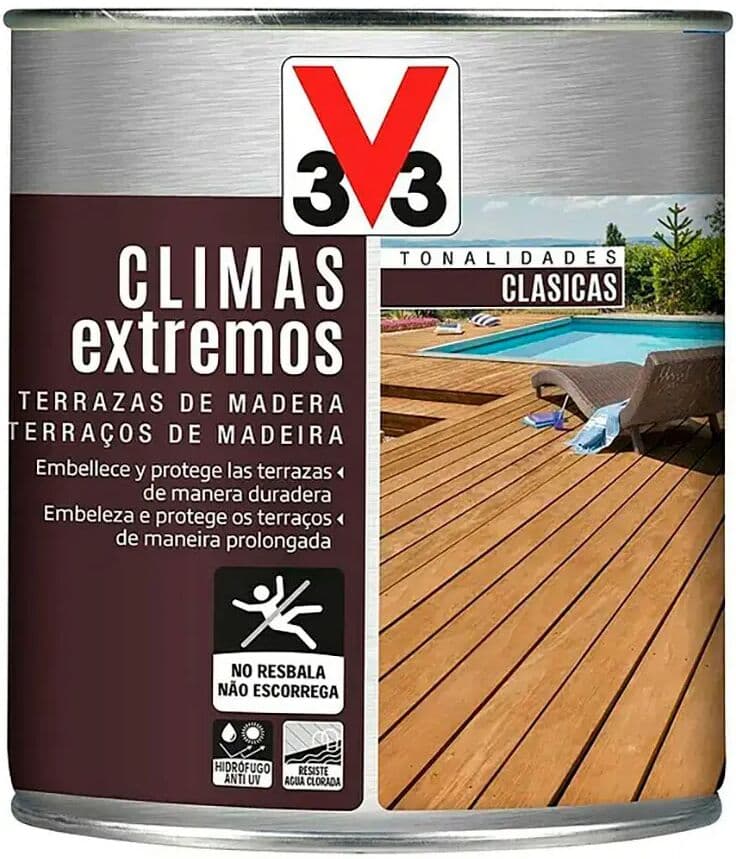 V33 Tratamiento Protector De Madera 25880 750 Ml Teak One Size