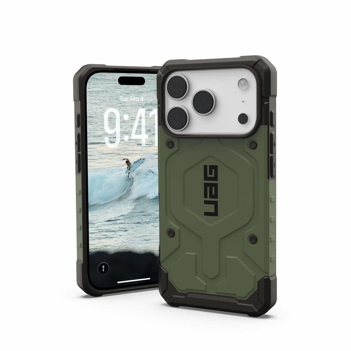 UAG Urban Armor Gear Pathfinder MagSafe Case Apple iPhone 17 Pro olive 114548117272