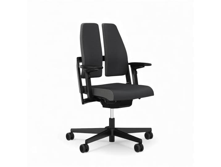 Bürostuhl Sitag SitagXilium DuoBack mit XV-Move Mechanik mit 4D Armlehnen, Anthrazit/Schwarz, Neu, Ergonomischer Stuhl - ideal für flexibles Arbeiten