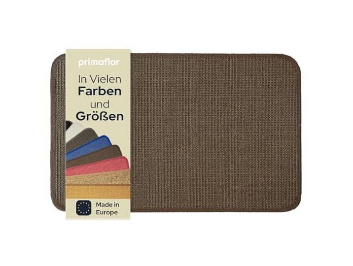 Primaflor Katzen-Kratzmatte - Braun, 200 x 300 cm, Rutschhemmende Sisalmatte für Krallenpflege, Robuster Kratzpad für Wand, Boden oder Kratzmöbel