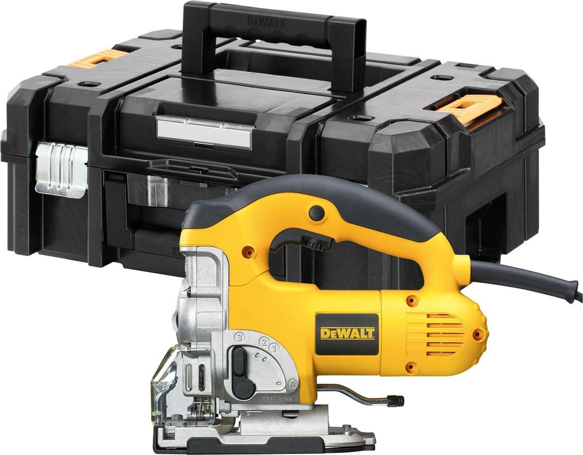 DeWALT DW331KT-QS, Schwarz, Gelb, 45°, 2,6 cm, AC, 701 W, 2,8 kg