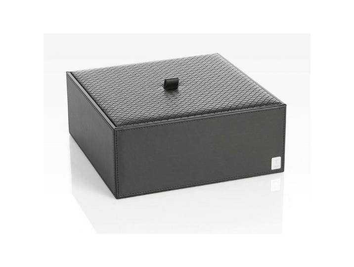 Joop! BOX MIT Deckel, Schwarz, Kunststoff, 25x9.5x25 cm, Ordnen & Aufbewahren, Dekoboxen & Aufbewahrungsboxen