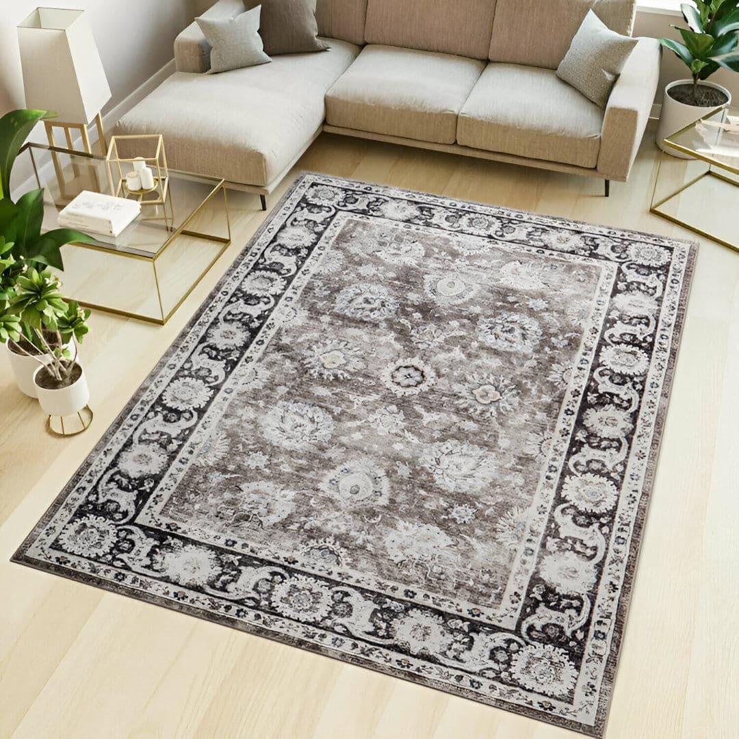 Langley Street Bella Vintage Look Shag Area Rug HARMONY Rectangle 200 x 290 cm