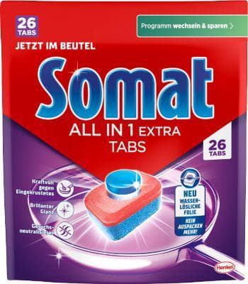 Somat Geschirrspültabs All-in-1 Extra, 26 Stück
