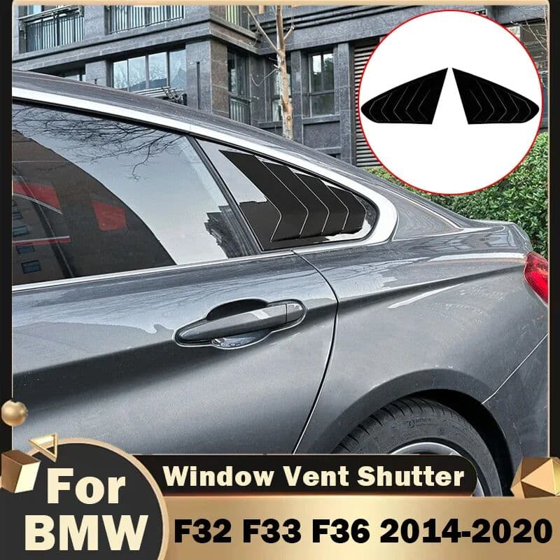 Wyioya For BMW 4 Series F32 F33 F36 2014-2020 M4 Rear Window Side Vent Shutter Roof Wings Spoiler Lamp Eyebrow Modification Body Kit