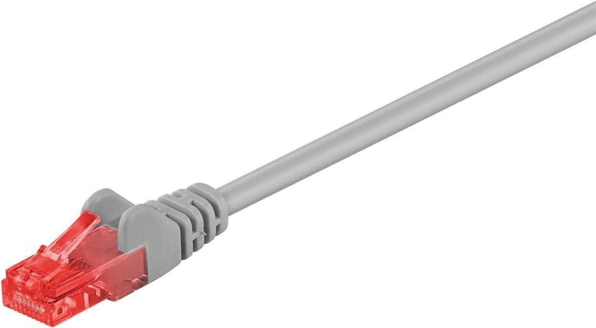 Microconnect U/UTP CAT6 0.25M Grey PVC