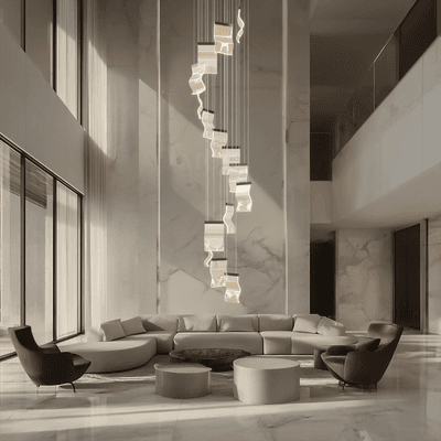 Helia   Luxury Postmodern Chandelier   10 Lights / Black Ash / Warm White (3000k)   Living Room Lighting   Indoor Lighting   MOD LIGHTING