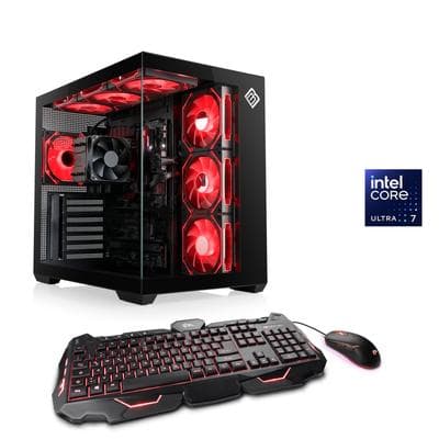 CSL PC "Vitrum Advanced V24549", schwarz, Microsoft Windows 11 Home (64 Bit), 64 GB RAM 2.000 GB SSD, Desktop-PCs, PC