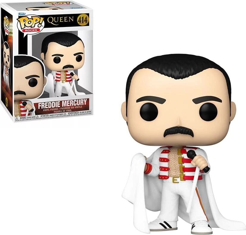Funko Pop! #414 Rocks: Queen - Freddie Mercury (with Cape) Vinyl Figura Ajándéktárgyak