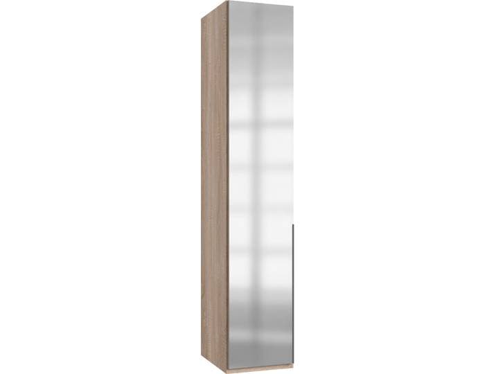 Kleiderschrank WIMEX New York , weiß (struktureichefarben hell, front weiß), B:45cm H:234cm T:58cm, Schränke, Kleiderschrank
