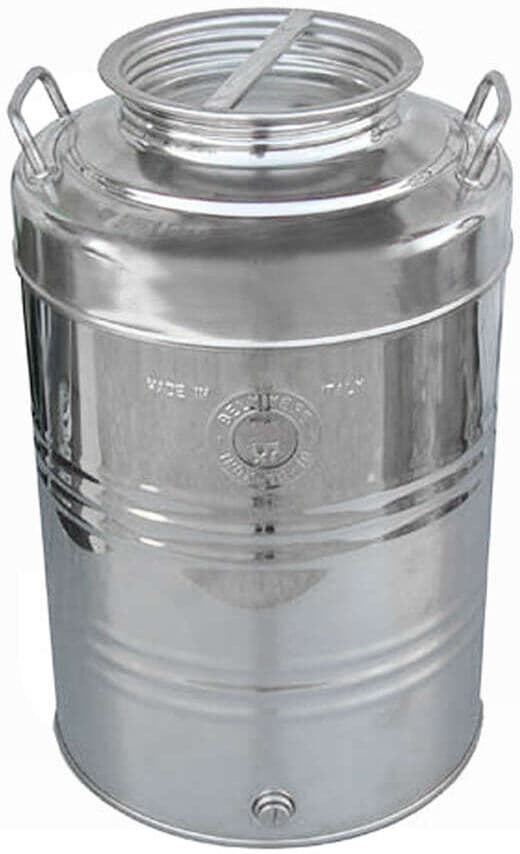 Polsinelli Fusto Inox Fondo Graffato 75 L