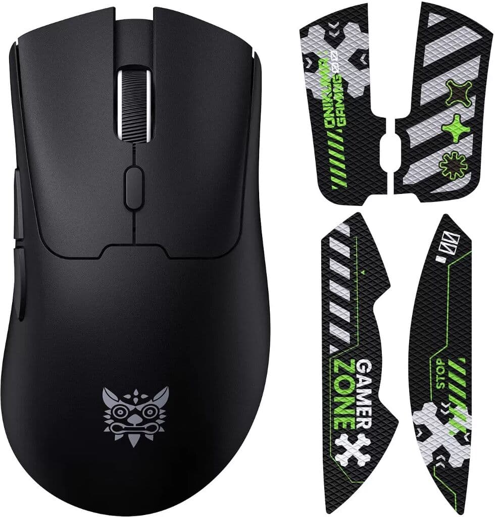 INF Souris Gaming Sans Fil D01 - Tri-mode 2.4G/Bluetooth/Filaire, Capteur S205, Jusqu'à 12800 DPI, 6 Boutons, ABS Le noir