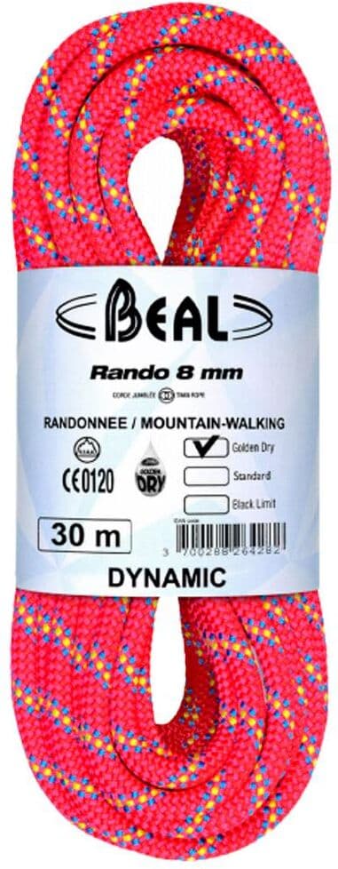Beal  - Rando 8mm Golden Dry Pink - 30 - Corde