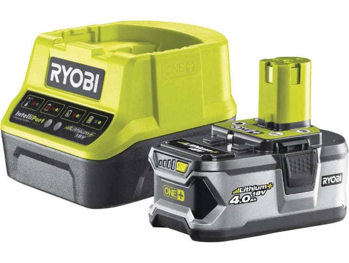 Pack énergie RYOBI RC18120-140 1 batterie Li-Ion 18V One+ 4 Ah + 1 chargeur rapide