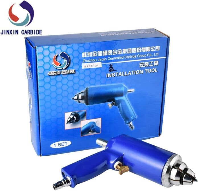 JEEKVISEN JX9mm Car Tire Nail Gun Tire Studs Installation Tool/Air Gun Tool Set for Winter Wheel Car Tires Tyre Chains Studs Screw