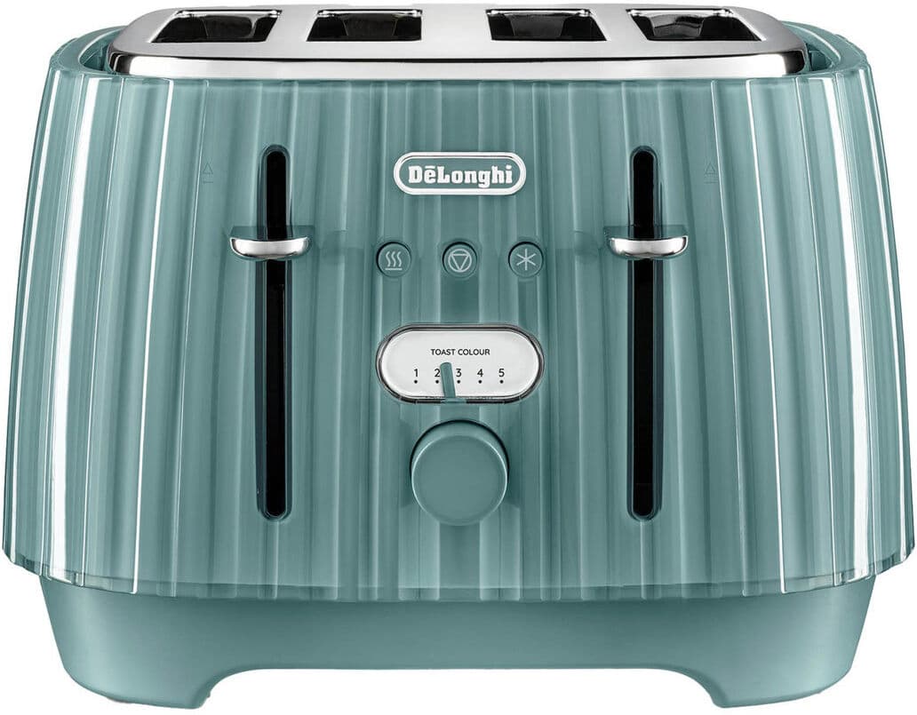 DeLonghi 4 Slice Ballerina Toaster Laguna Green 4 - Slice