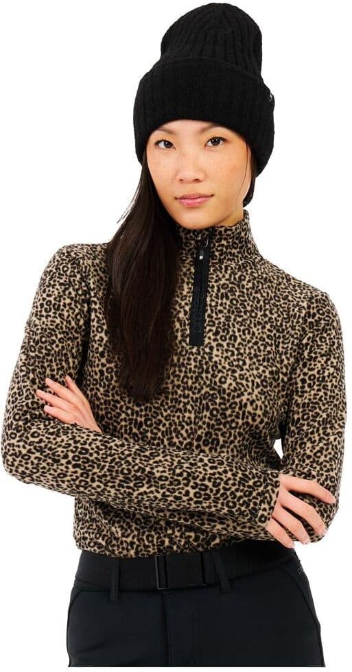 Protest  - PrtRefuzzy 1/4 Zip Active Top True Black - M - Polaire