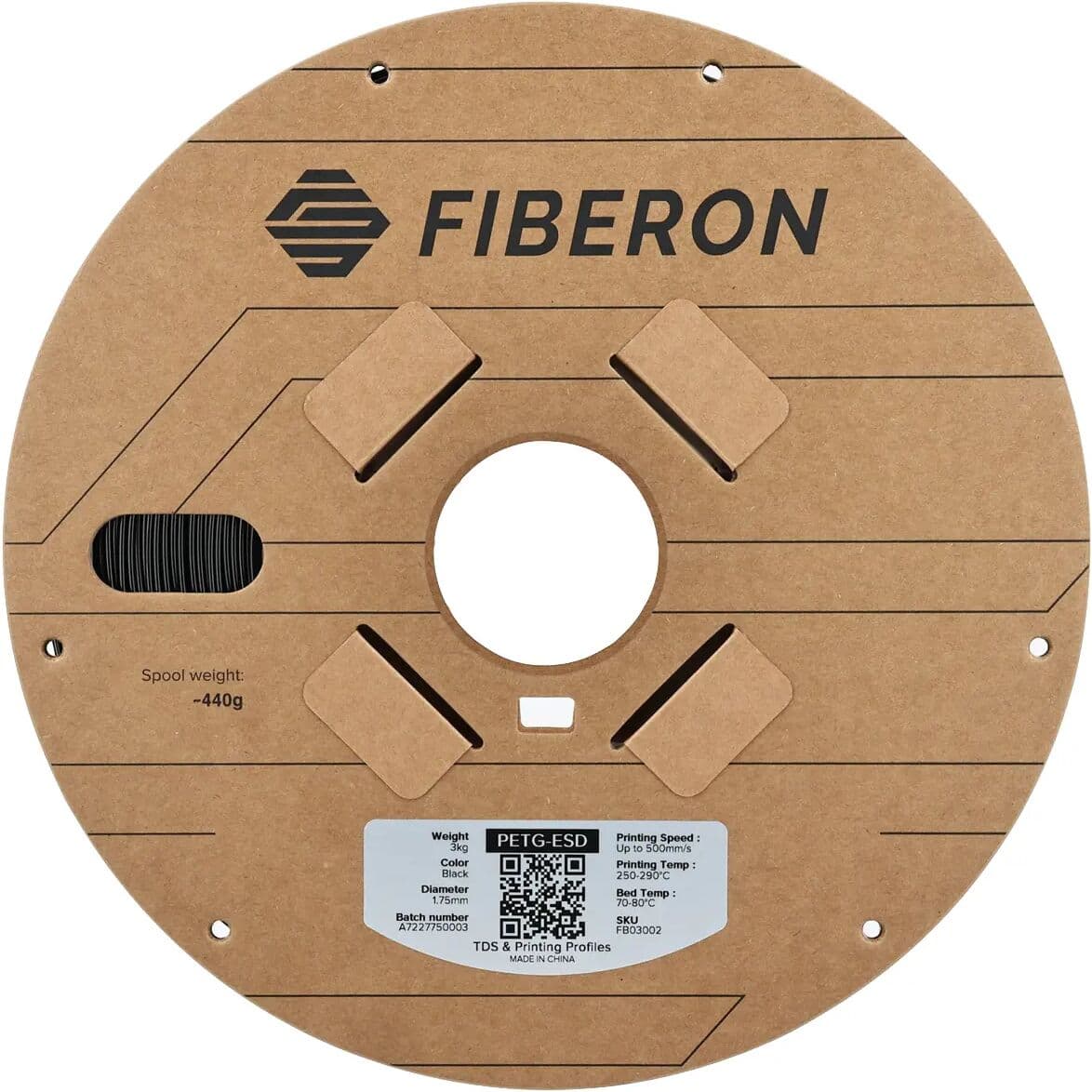 Polymaker Fiberon Petg-Esd (3kg)  Industrial