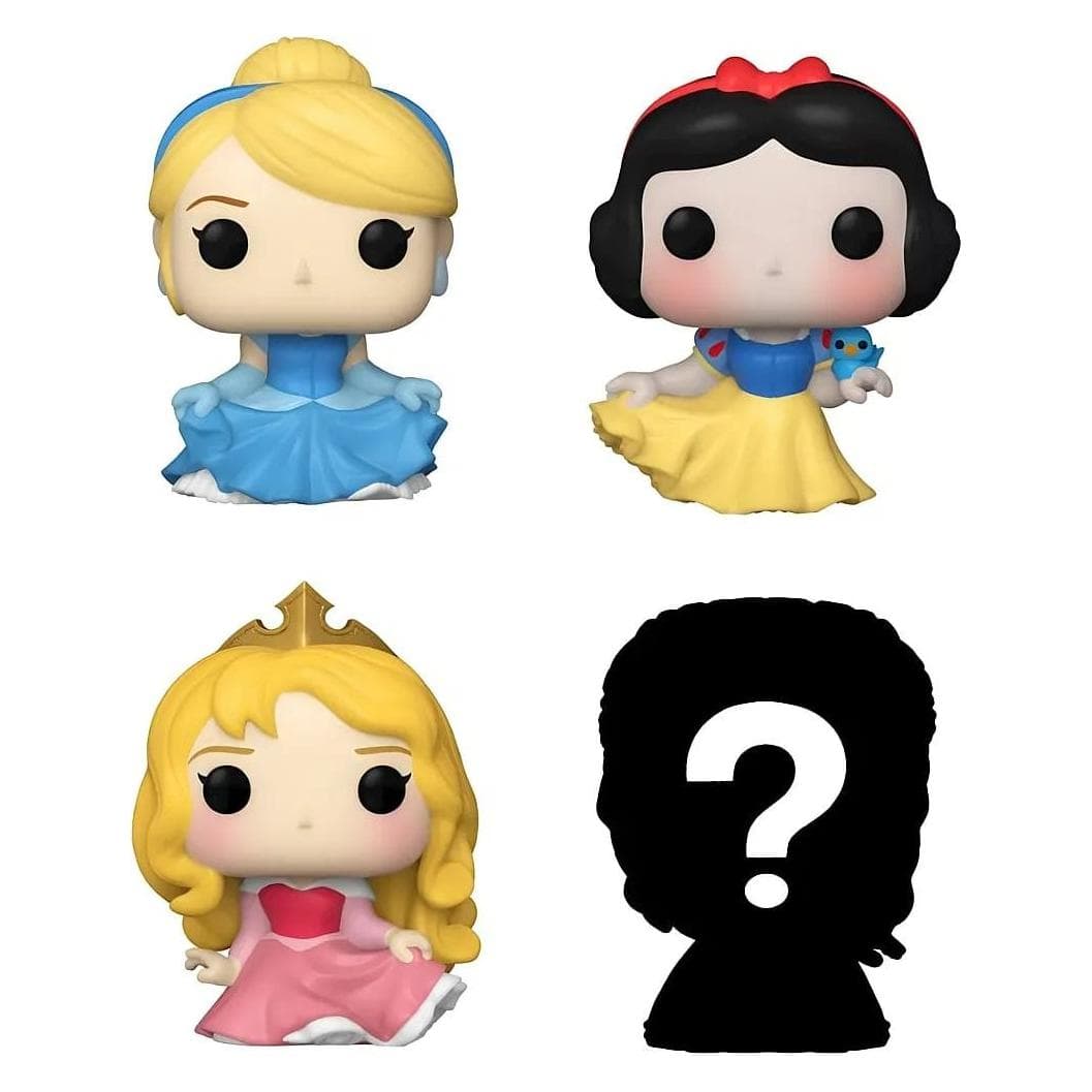 Funko Disney Princesses pack 4 figurines Bitty POP! Vinyl Cinderella 2,5 cm (76995-1)
