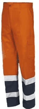 Calças de Alta Visibilidade Laranja Industrial Starter ial Starter XXL