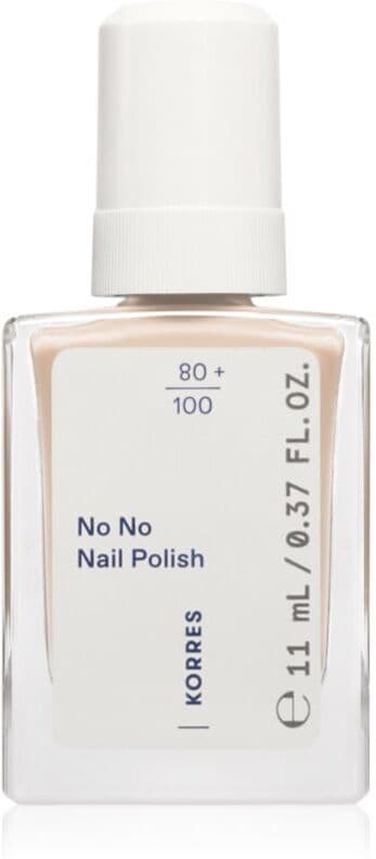 Korres No No Nail Polish περιποιητικό βερνίκι νυχιών απόχρωση 04 Jelly Peach 11 ml