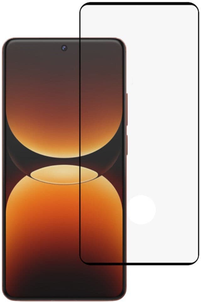 INCOVER Realme GT 7 Pro (5G) - Hærdet Skærmbeskyttelsesglas - Full Fit - Gennemsigtig / Sort