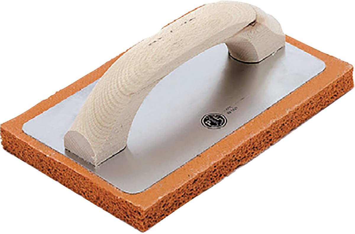 Pavan FRATTONE 13x21 cm  SPUGNA ARANCIO CELLULA MEDIA ASSORBIMENTO ALTO MANICO LEGNO