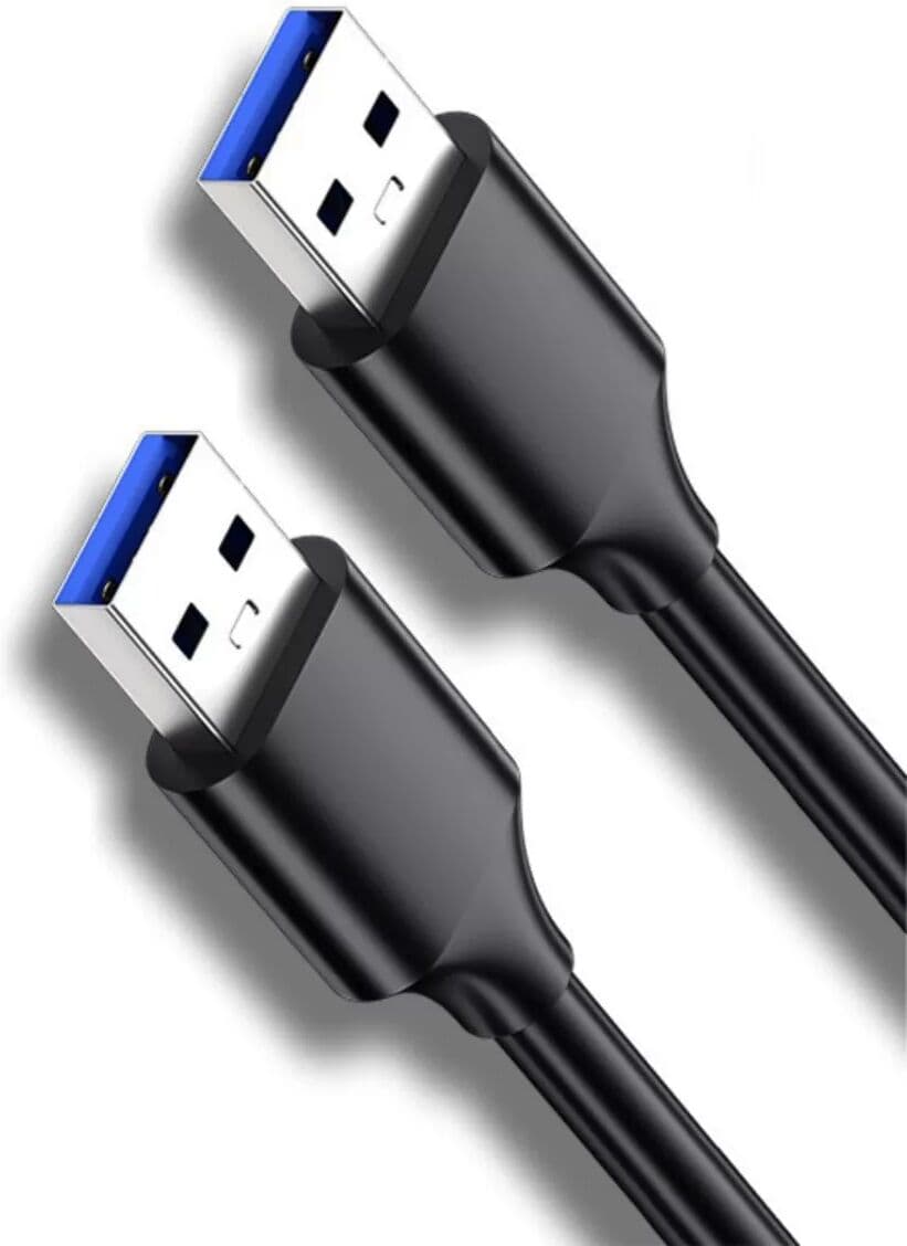 INF Câble d'extension USB 3.0 mâle à mâle (Cuivre pur) - Contacts étamés, Gaine PVC, 5Gbps, 1.5m/3m 1,5 m
