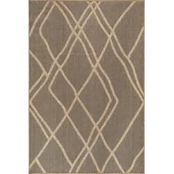 FLACHWEBTEPPICH Berber BORNO Polypropylen Schwarz 140 x 200 cm