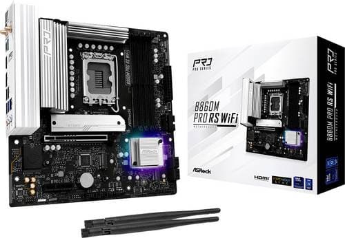 ASRock B860M Pro RS Wifi Mainboard Sockel (PC) Intel LGA 1851