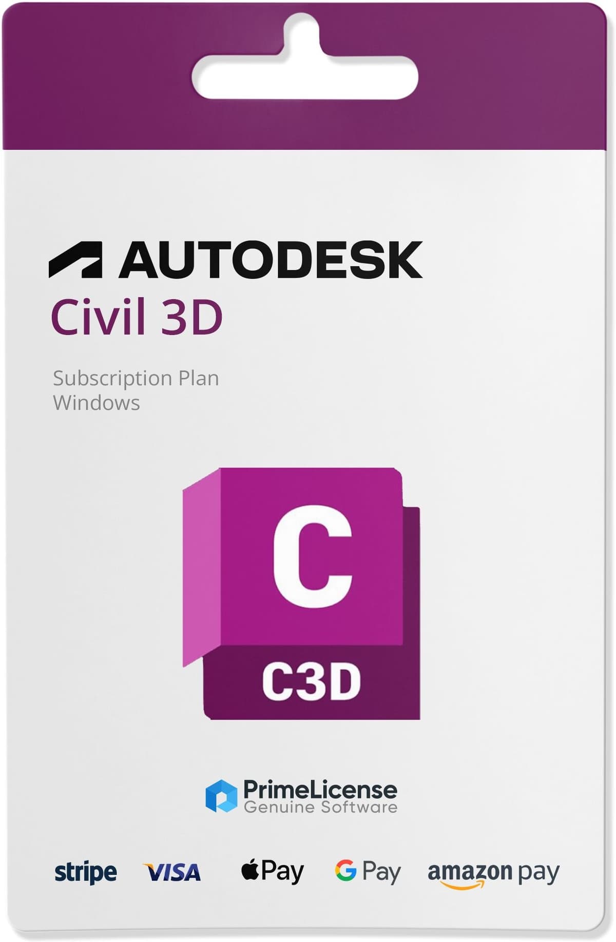 Autodesk Civil 3D (Windows) - 1 Year (2024)