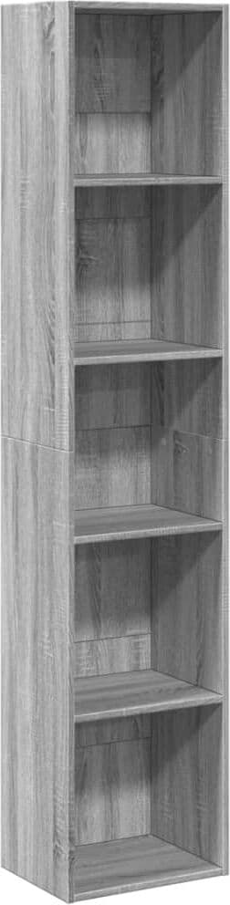 vidaXL Bibliothèque sonoma gris 40x30x189 cm bois d'ingénierie