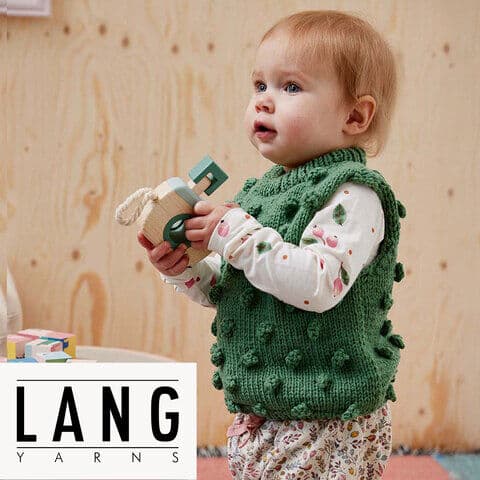 Strickanleitung – Pullunder "Sillia" aus Lang Yarns Merino 200 Bébé