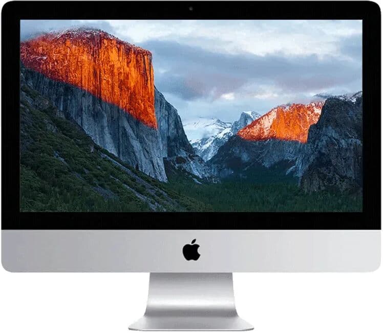 Apple Imac 21" 2019 A2116 I3-8100 3.6ghz 1 Tb Hdd 8 Gb Standard Sølv Meget Flot