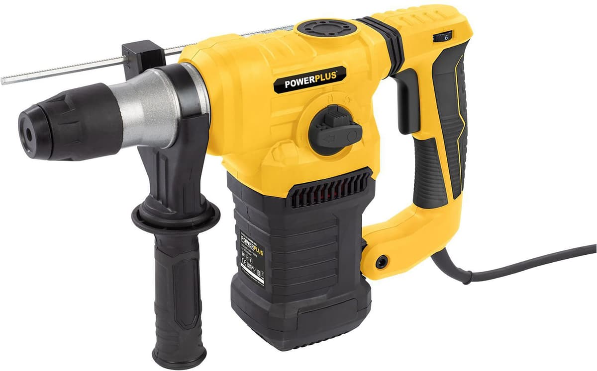 Powerplus MARTELLO DEMOLITORE COMBINATO  1500W POWX1199 5J SDS PLUS 800 giri/min PESO 7,00 kg