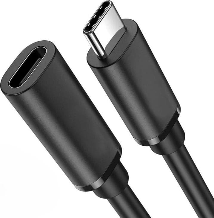 T-ProTek USB-C verlengkabel, oplaad- en datakabel, compatibel met Samsung Chromebook