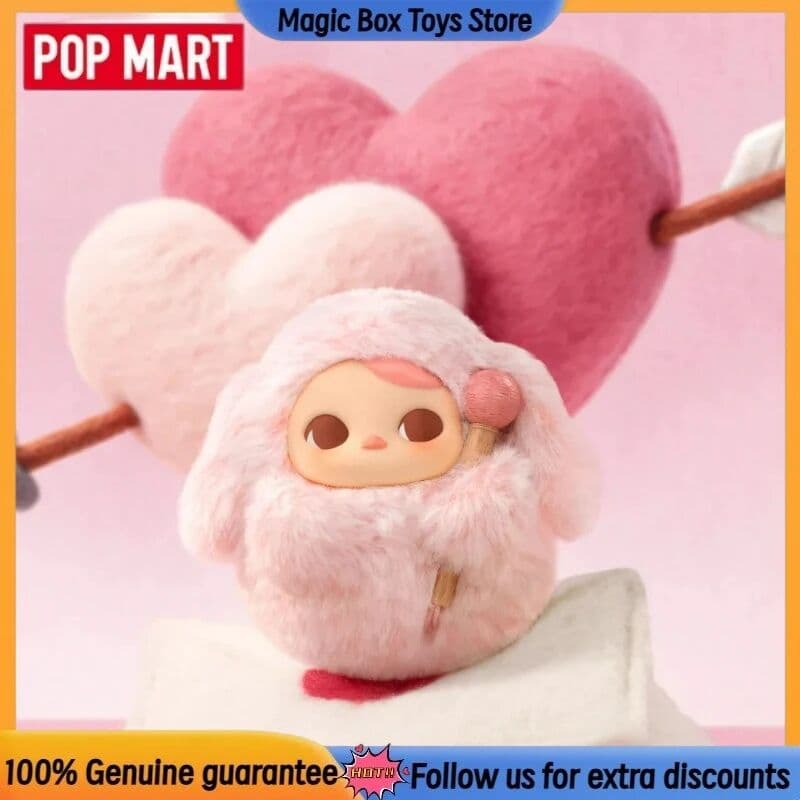 POP MART POPMART Pucky Tap Tap Babies Series Vinyl Blind Box Toys Pendant Mystery Box Cute Trendy Toy Birthday Girl Friend Keychain Gift