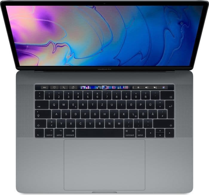 Apple MacBook Pro 2018   15.4"   Touch Bar   2.2 GHz   16 GB   256 GB SSD   Radeon Pro 555X   gris sidéral   PT - Refurbished
