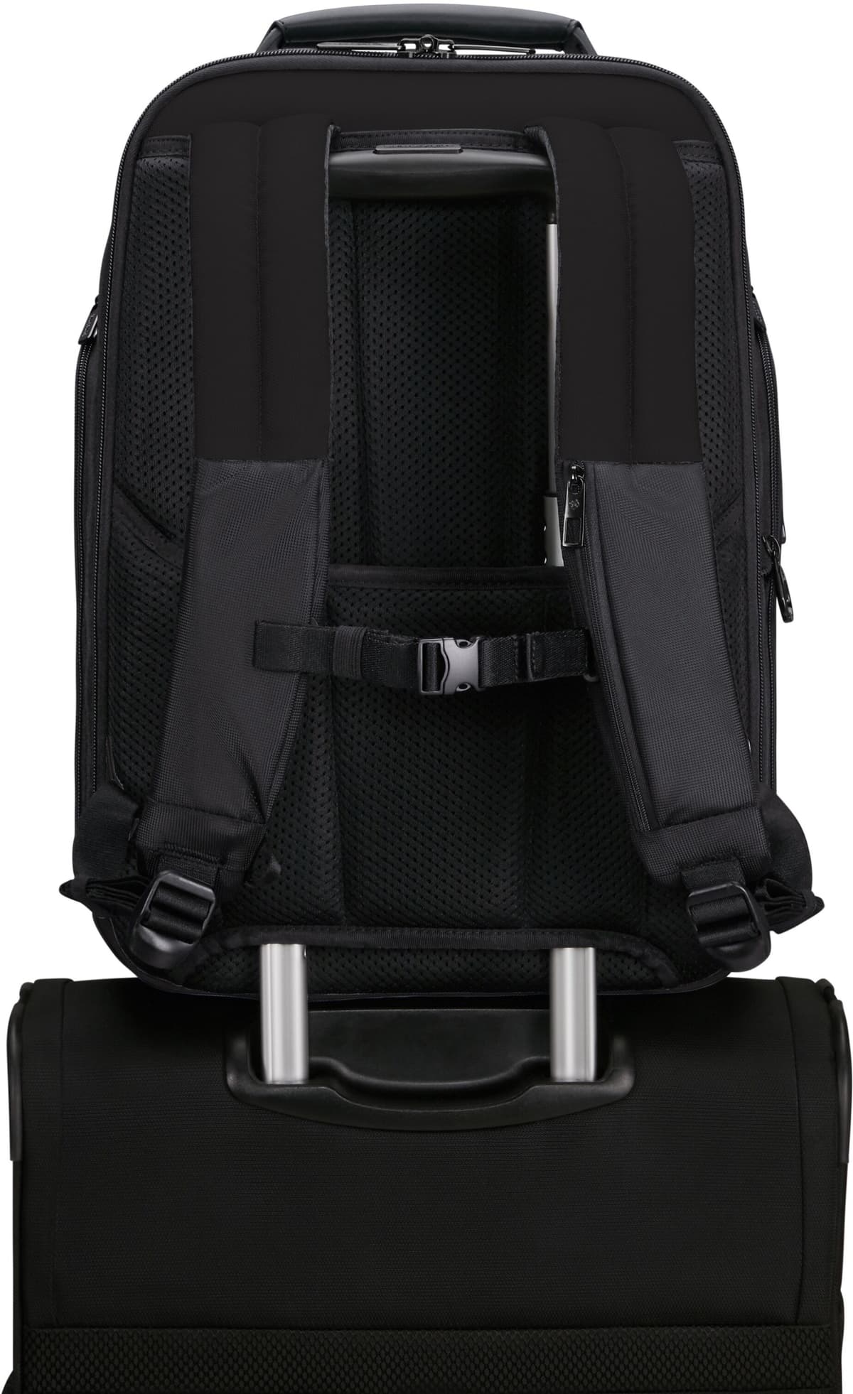 Laptoprucksack SAMSONITE "SPECTROLITE 4.0", Gr. B/H/T: 30cm x 43cm x 16cm, schwarz, Polyester, Rucksäcke Laptoprucksack schwarz B/H/T: 30cm x 43cm x 16cm
