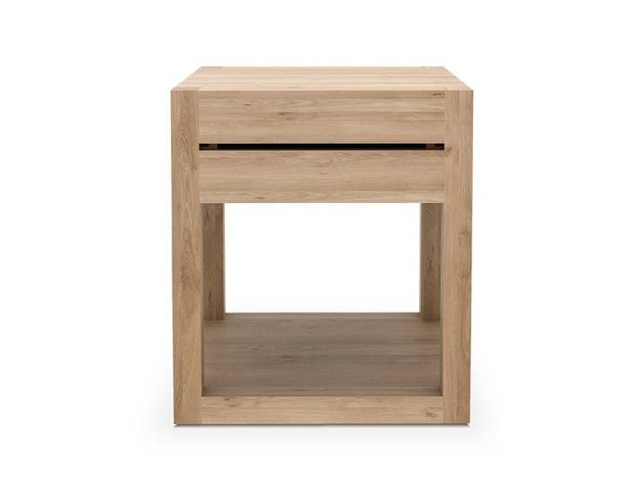 ETHNICRAFT table de chevet AZUR (Chêne - Bois)