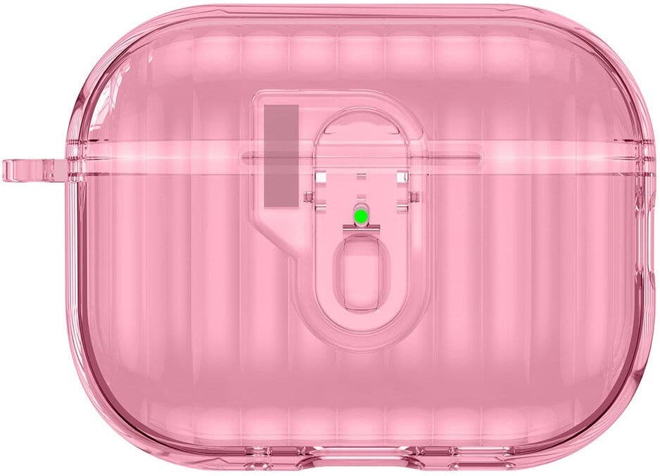 TABLETCOVERS.DK Apple AirPods Pro (3. gen.) Hybrid Plast Cover - Gennemsigtig / Lyserød