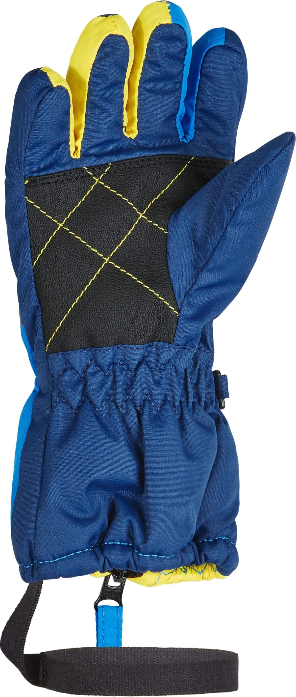Skihandschuhe ZIENER "LEO-Z Kinder", Kinder, Gr. 2, blau (persian blau), Kunstfaser, Handschuhe Skihandschuhe, wasserabweisend, windabweisend, atmungsaktiv, langer Reissverschluss persian blau 2