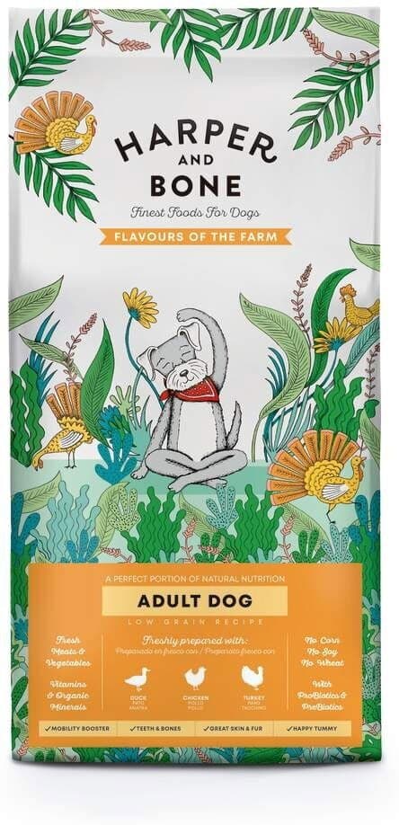 Harper and Bone Harper & Bone Dog Adult Medium/large Flavours Farm 12 kg