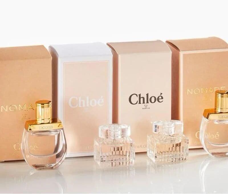 Chloe Chloé- Mini 4 Piece Gift Set: Nomade Eau De Parfum (5ml) & Eau De Parfum (5ml) & Nomade Eau De Toilette (5ml) & Eau De Toilette (5ml)