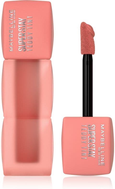 MAYBELLINE NEW YORK SuperStay Teddy Tint Ultramatt läppstift för långvarigt bruk Skugga 10 Current Mood 5 ml