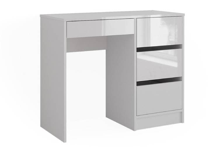 Vicco Sherry Bureau – 90 x 40 cm met laden Wit Hoogglans